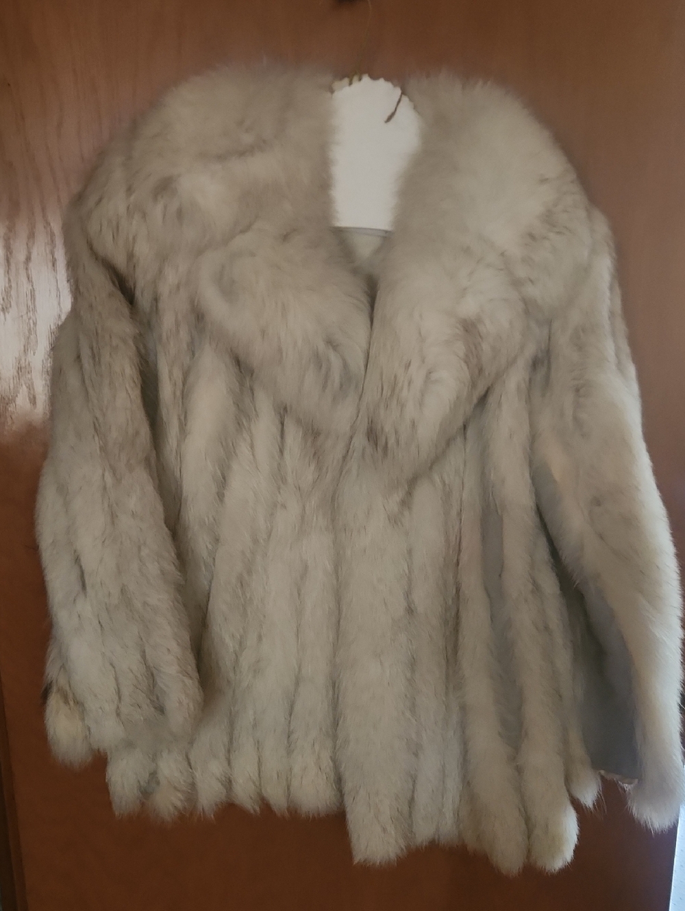 Luxurious Silver FOX fur Jacket - Women's Coat